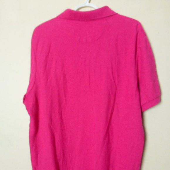 CHAPS PINK MEN'S SHORT SLEEVE POLO GOLF SHIRT - LG - Picture 9 of 14